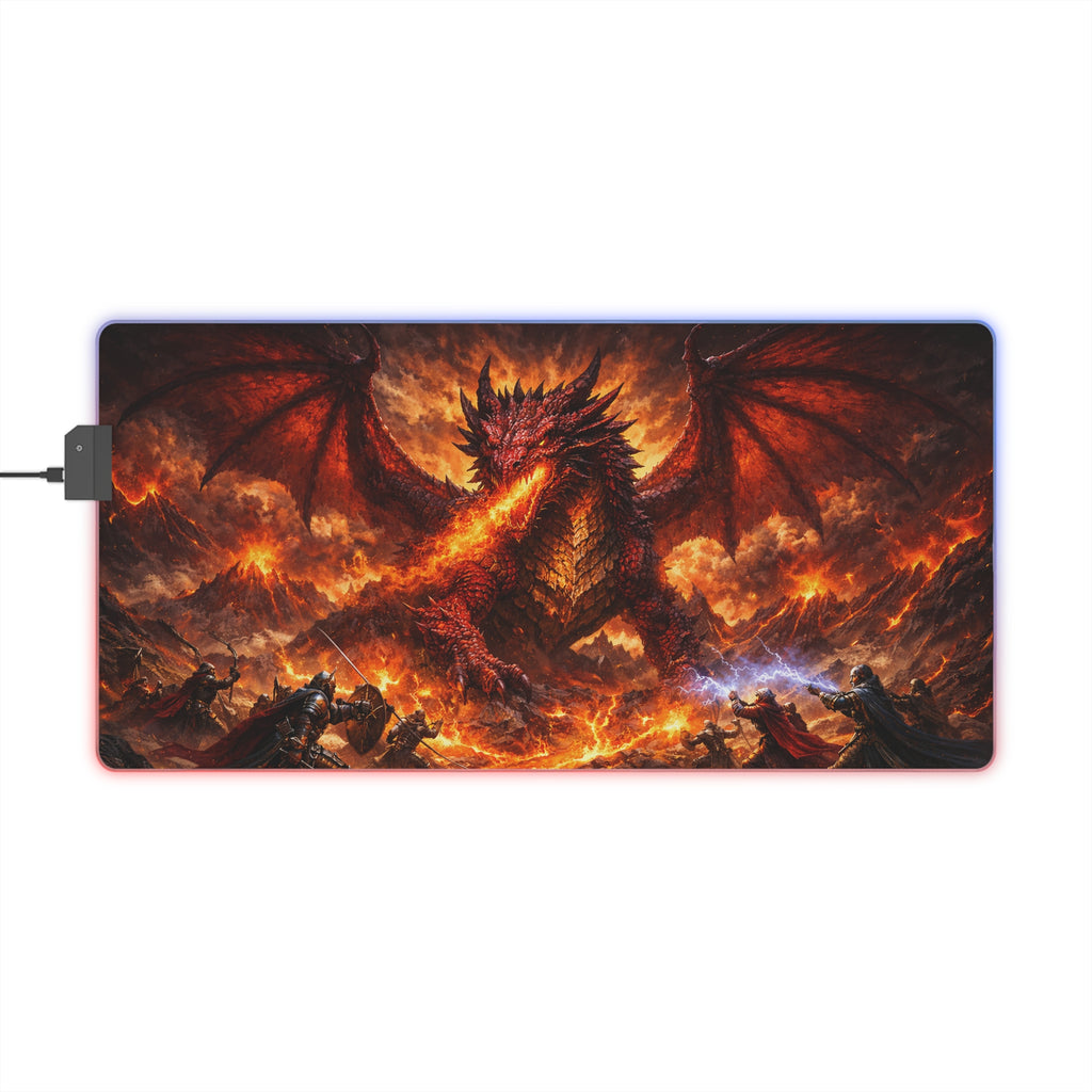 RPG-Inspired LED Gaming Mouse Pad — RPG Desk Mat