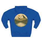Adventure-Inspired Fleece Hoodie, Roam Free, Cozy Outdoor Apparel, Great for Camping, Travel, Nature Lovers, Gift Idea