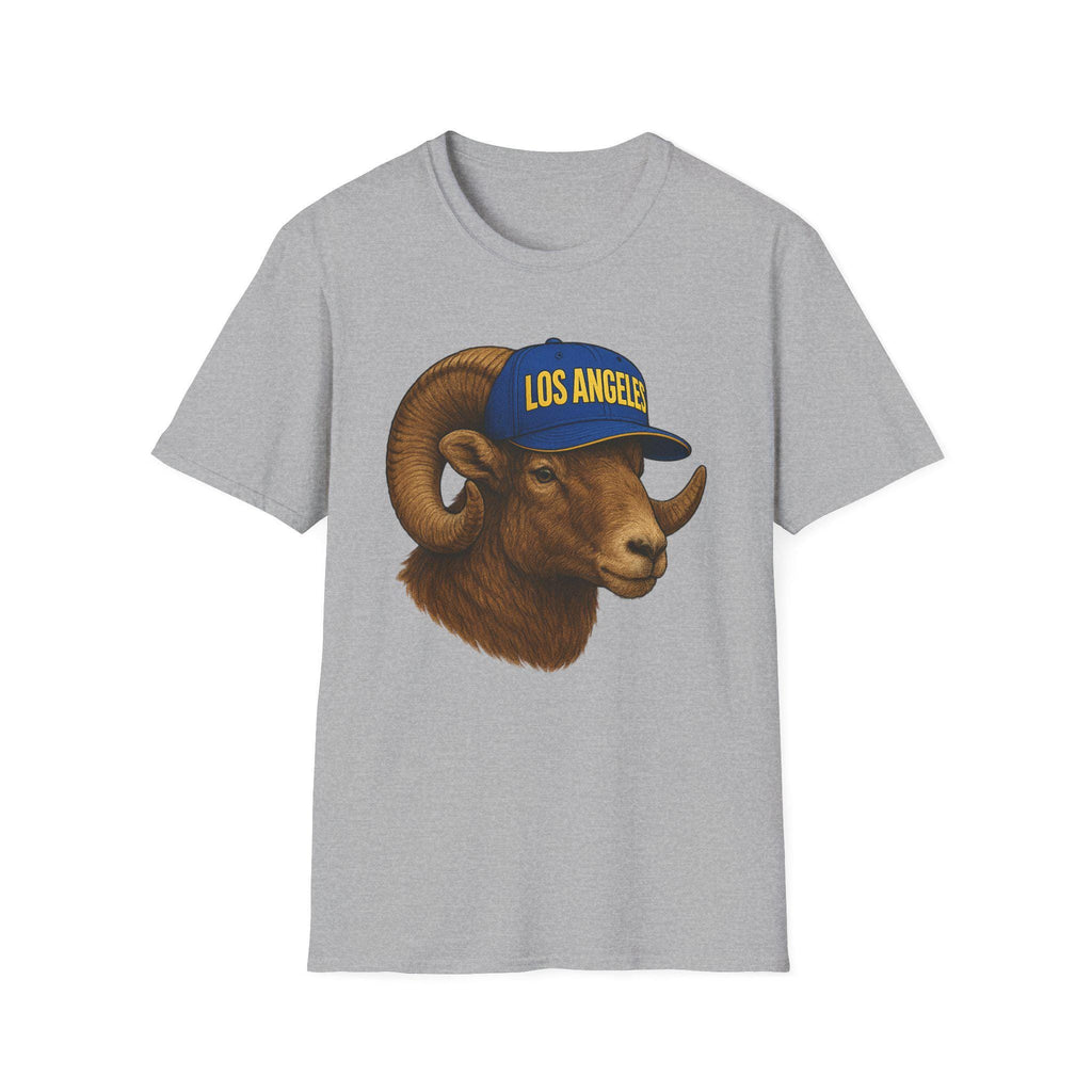 Los Angeles Rams -Fear the Horns- T-Shirt - Ram Mascot - LA Ram Graphic Tee,
