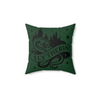 Slytherin Inspired House Pillow