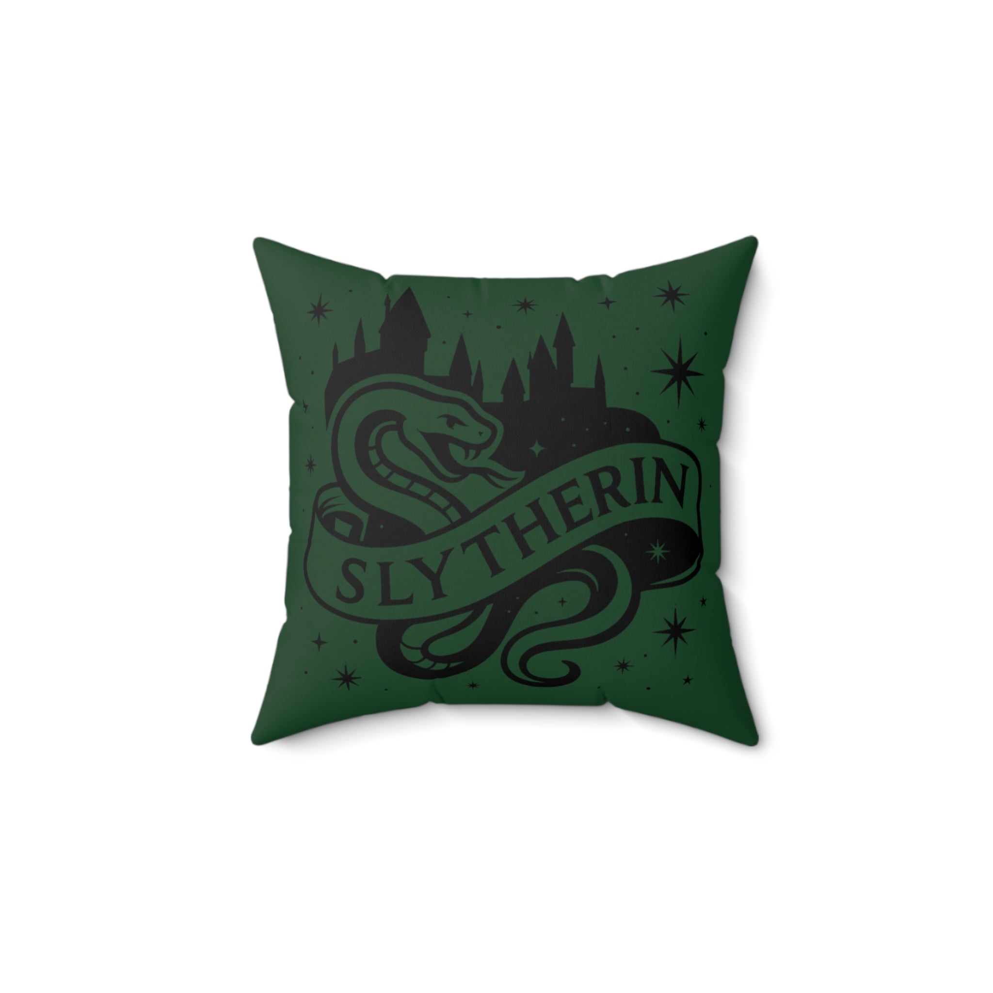 Slytherin Inspired House Pillow