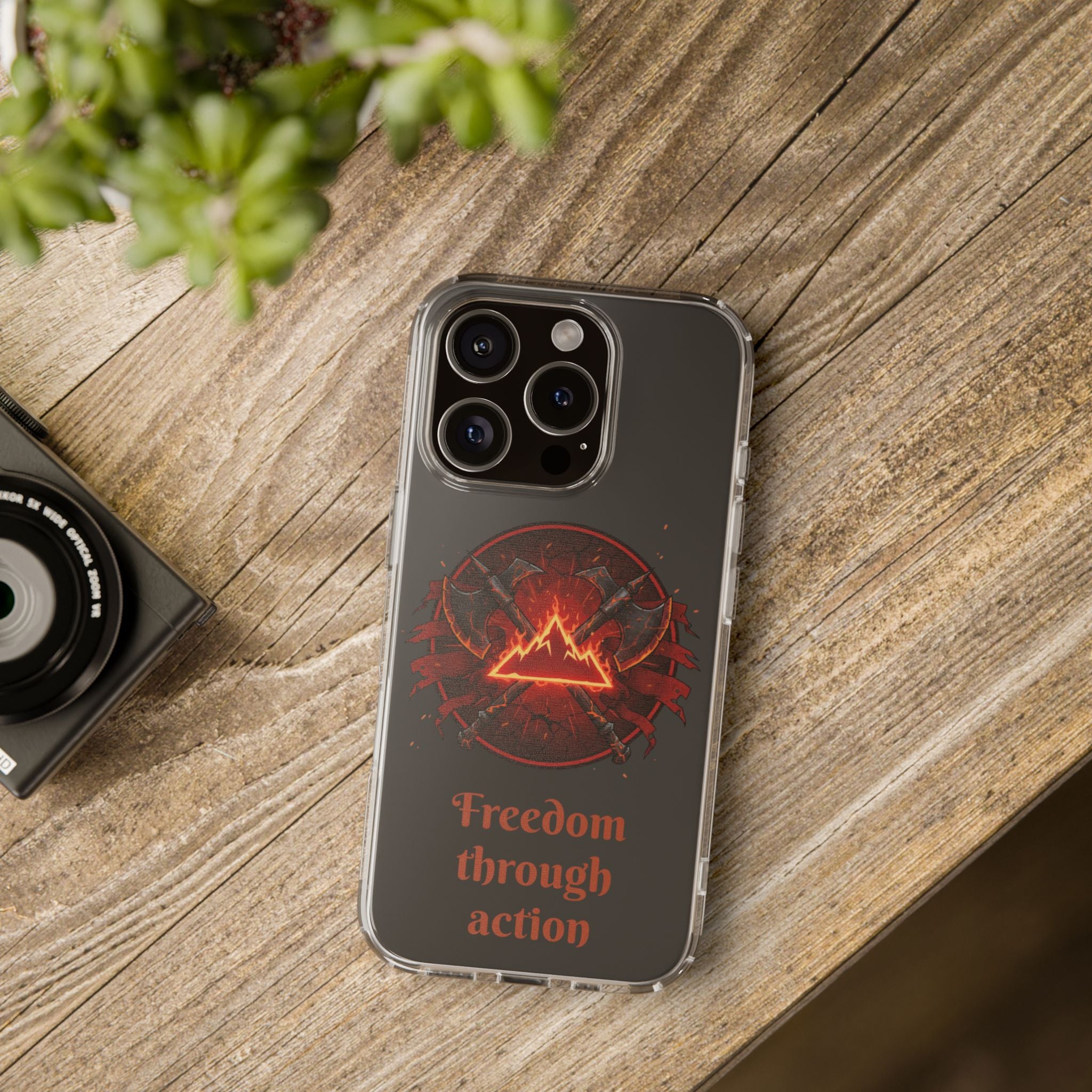 Red Mana Magic The Gathering Inspired Design - Impact-Resistant Phone Case