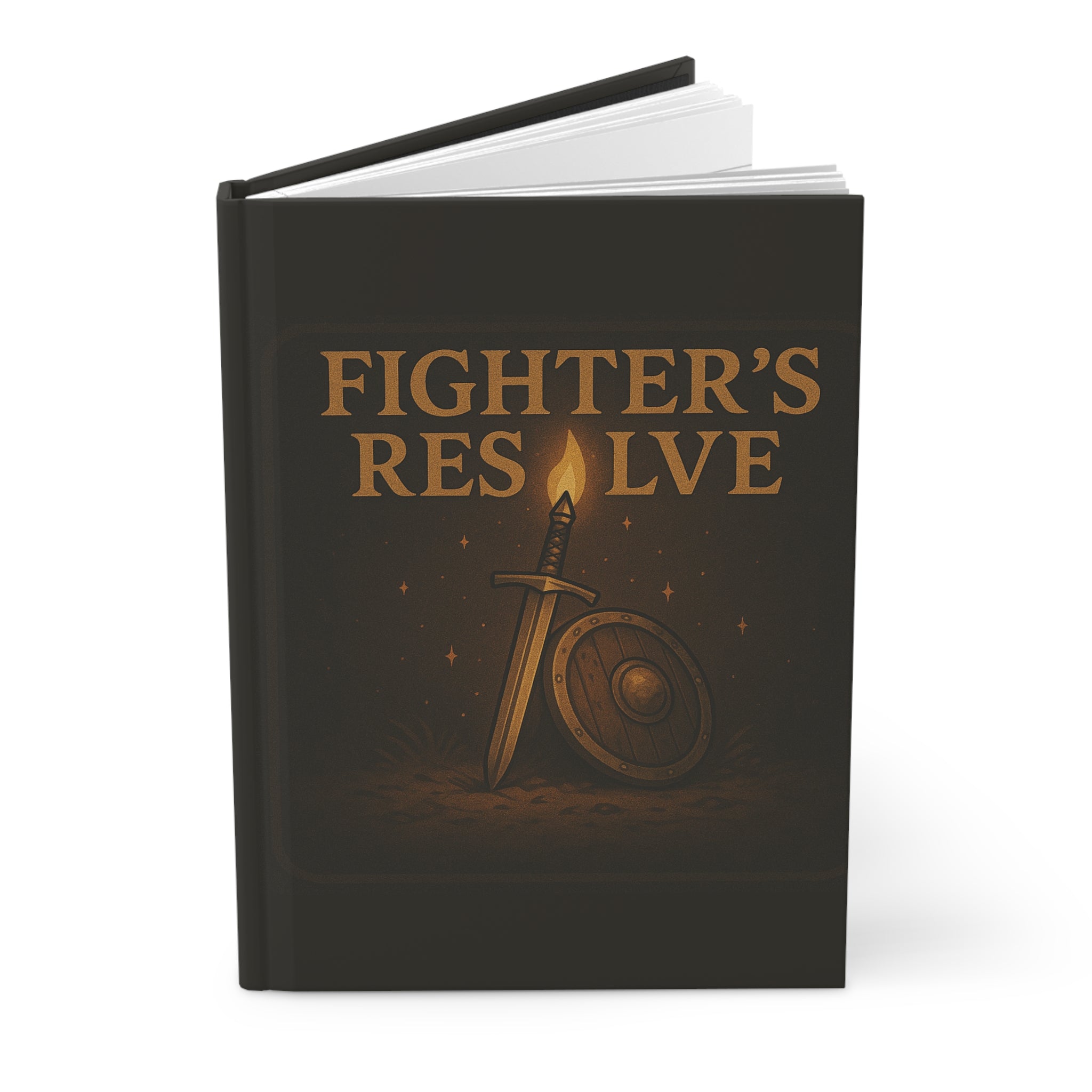 Fighters Resolve Hardcover Journal - Tabletop RPG Diary, D&D Campaign Notebook, Battle Notebook, Game Master Journal, RPG Campaign Log