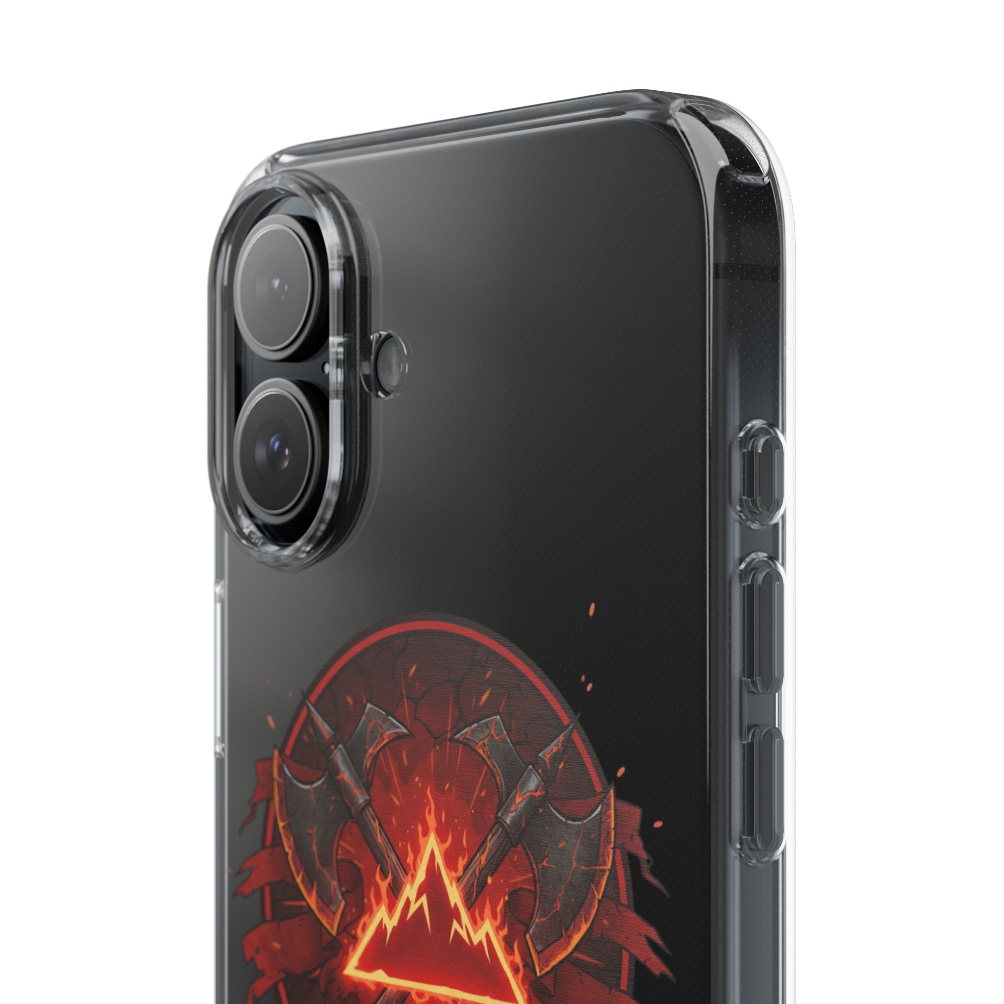 Red Mana Magic The Gathering Inspired Design - Impact-Resistant Phone Case