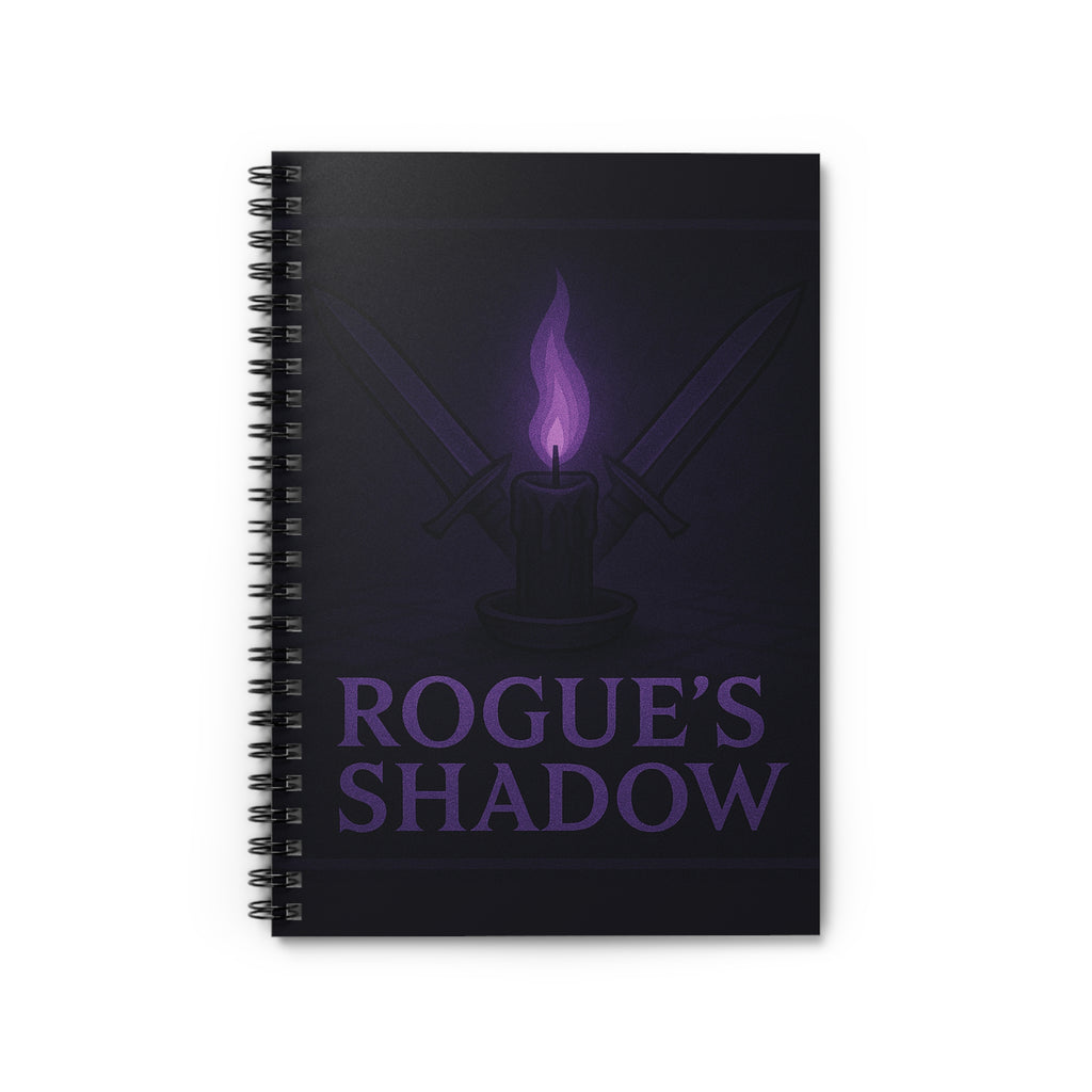 Rogue's Shadow Spiral Notebook - RPG Journal, Sketchbook, Battle Planner, Dungeons & Dragons