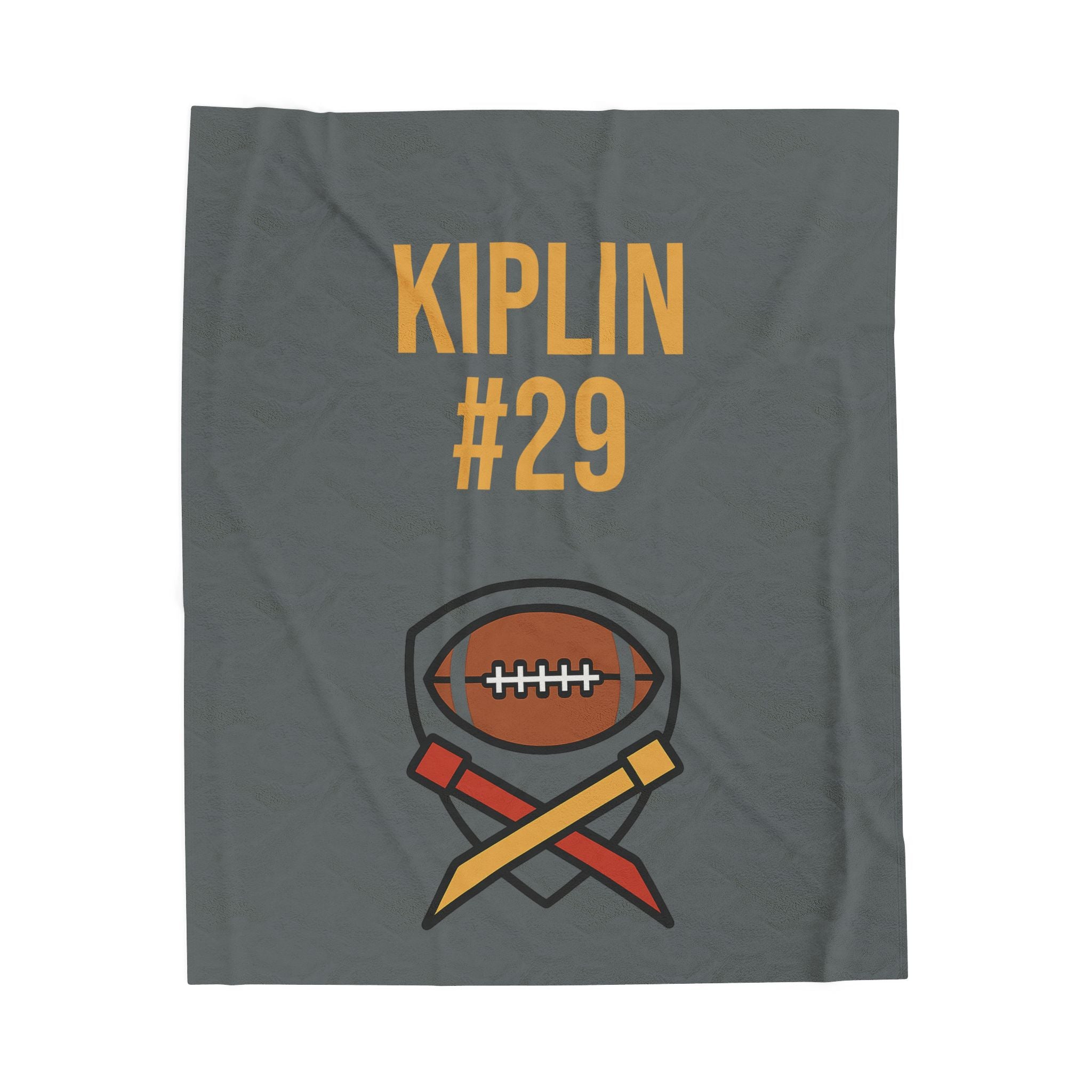 Personalized Field Hockey Player Gift, Last Name & Jersey Customizable - Sports Fan Throw, Gift for Players, Parents, and Grandparents.