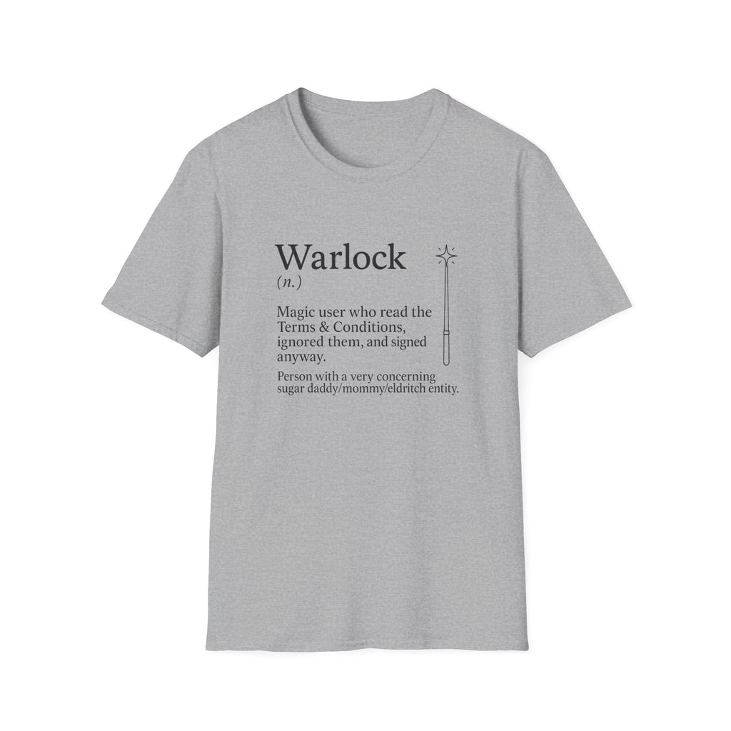 Warlock Class T-Shirt - Funny Dungeons & Dragons Tee