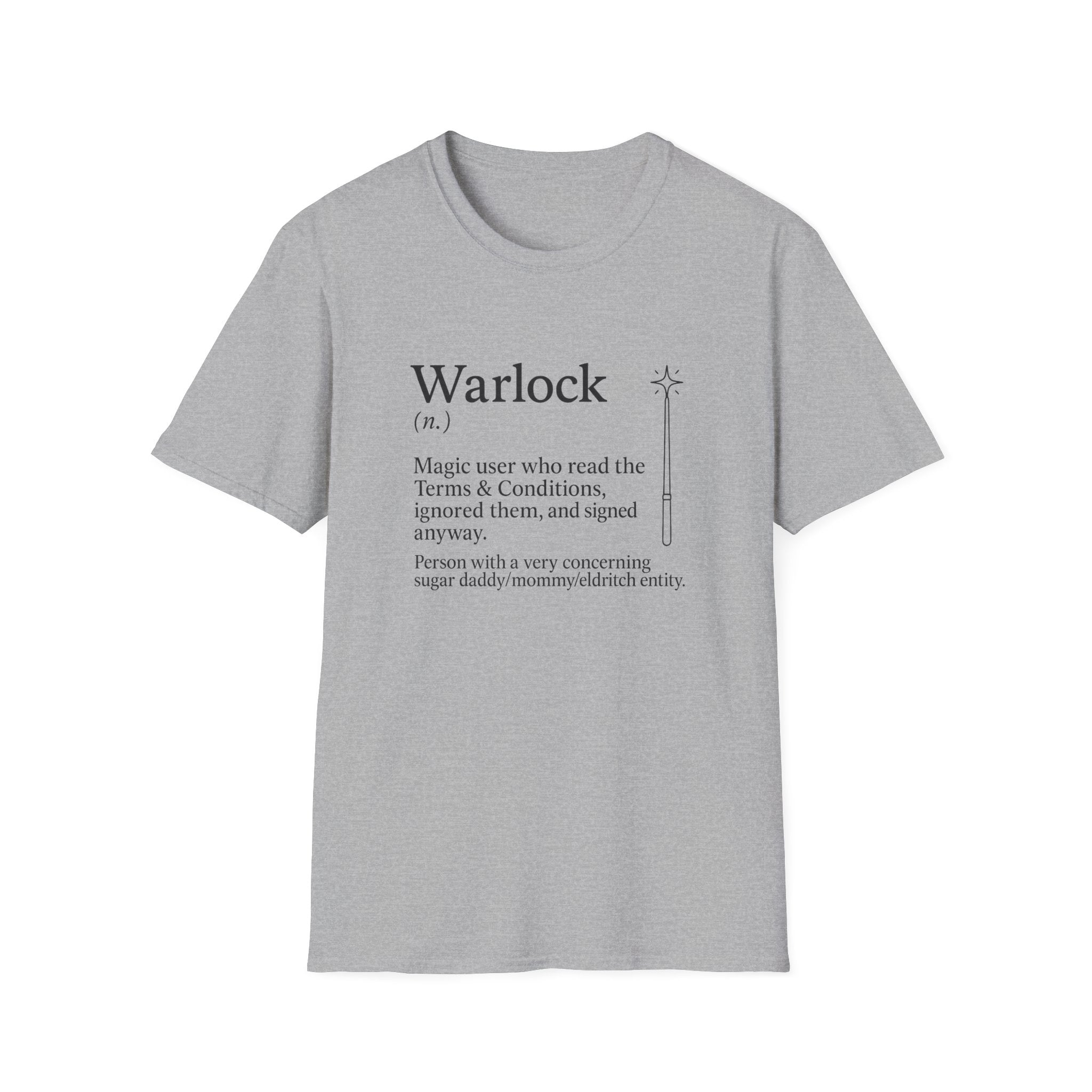 Warlock Class T-Shirt - Funny Dungeons & Dragons Tee
