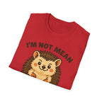 Cute Hedgehog T-Shirt, Funny Animal Tee, Spicy Nice Shirt, Gift for Hedgehog Lovers, Unisex Softstyle Top