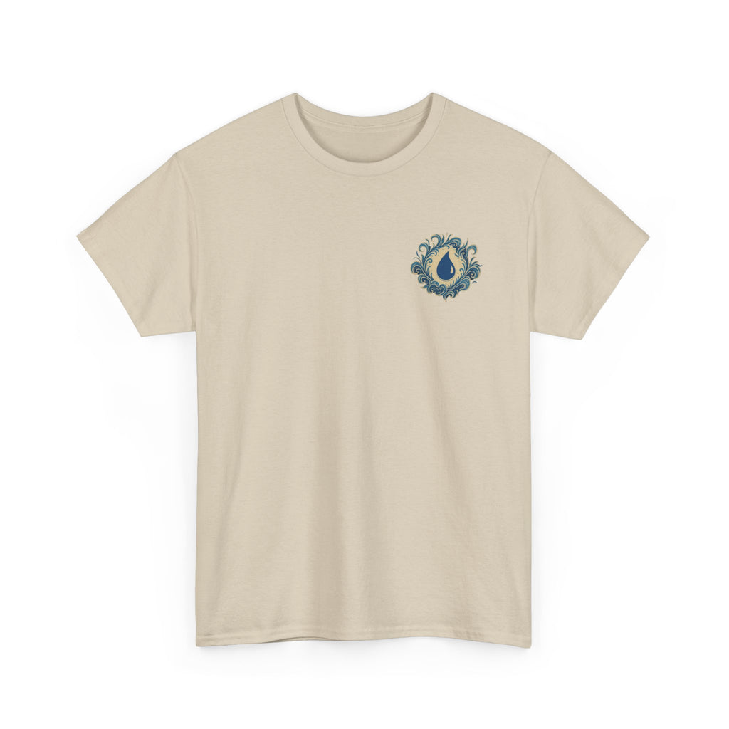 Blue Mana Emblem T-Shirt — Knowledge • Control • Foresight • Perfection