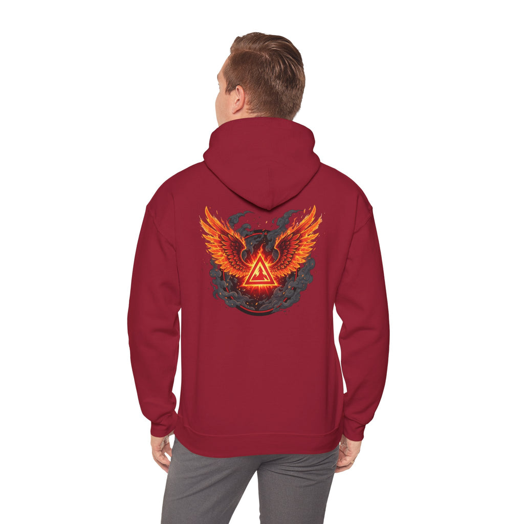 Red Mana Magic: Magic the Gathering Inspired Hoodie