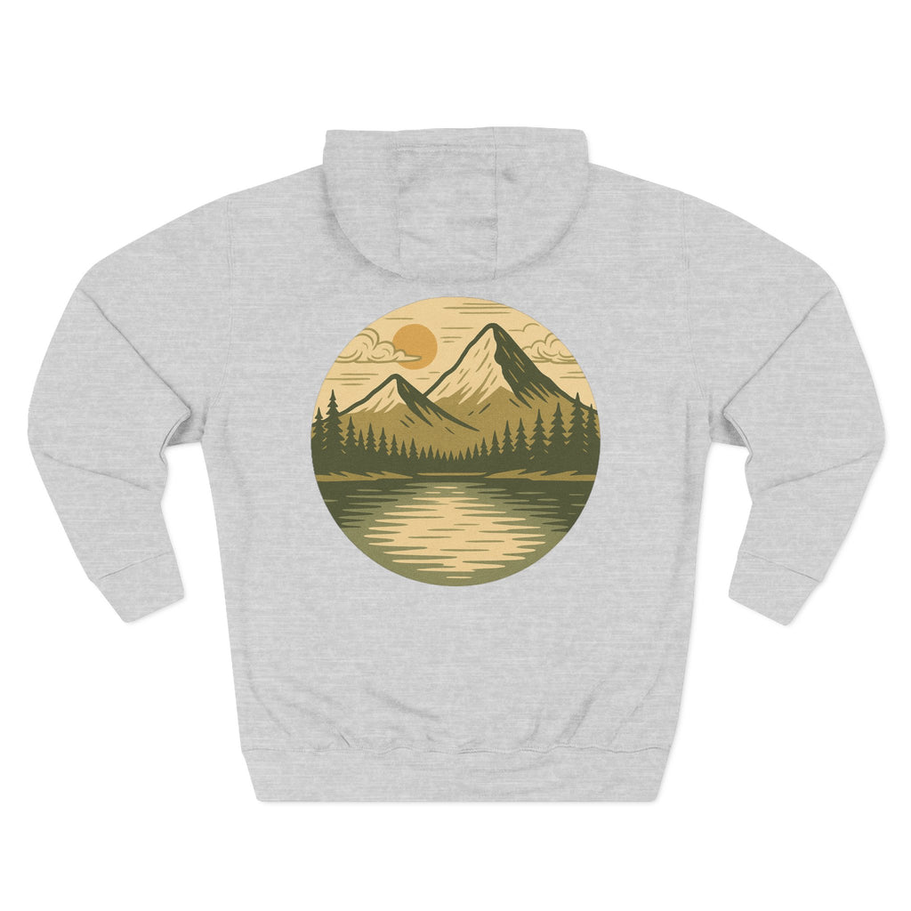 Adventure-Inspired Fleece Hoodie, Roam Free, Cozy Outdoor Apparel, Great for Camping, Travel, Nature Lovers, Gift Idea