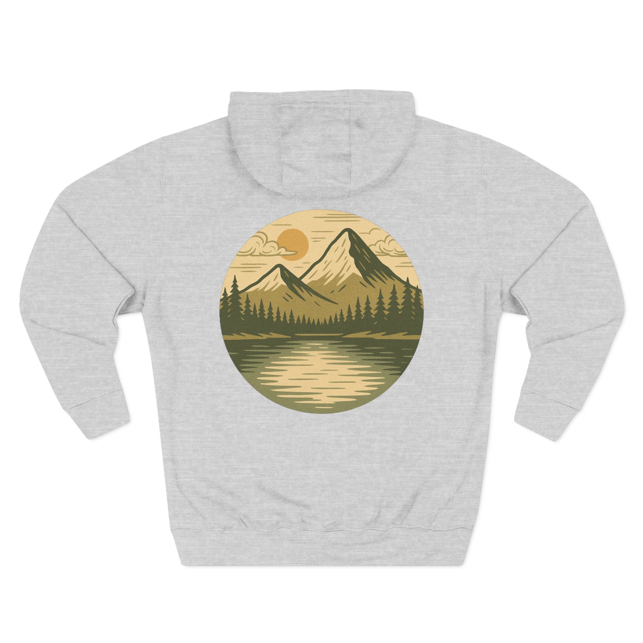 Adventure-Inspired Fleece Hoodie, Roam Free, Cozy Outdoor Apparel, Great for Camping, Travel, Nature Lovers, Gift Idea