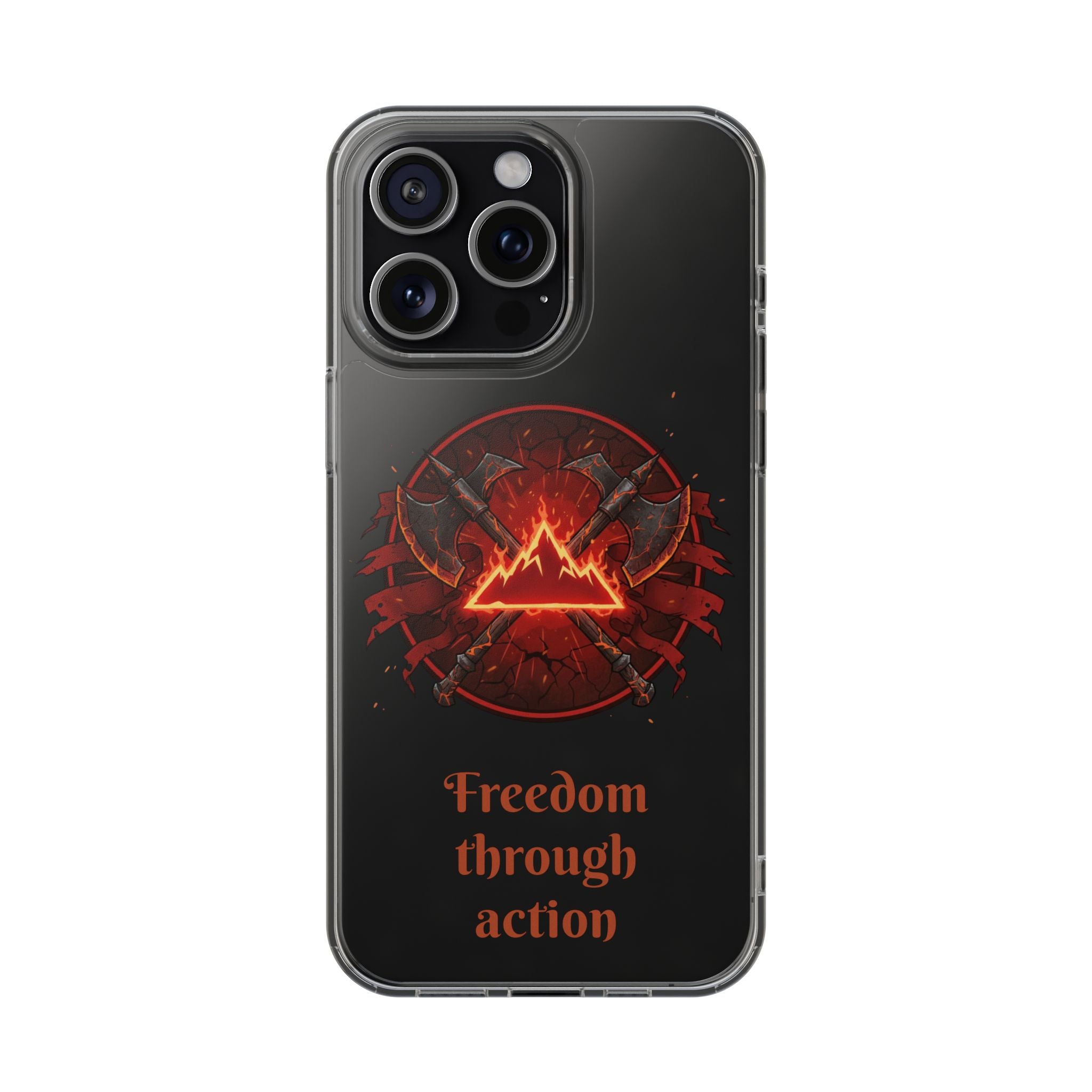 Red Mana Magic The Gathering Inspired Design - Impact-Resistant Phone Case