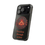 Red Mana Magic The Gathering Inspired Design - Impact-Resistant Phone Case