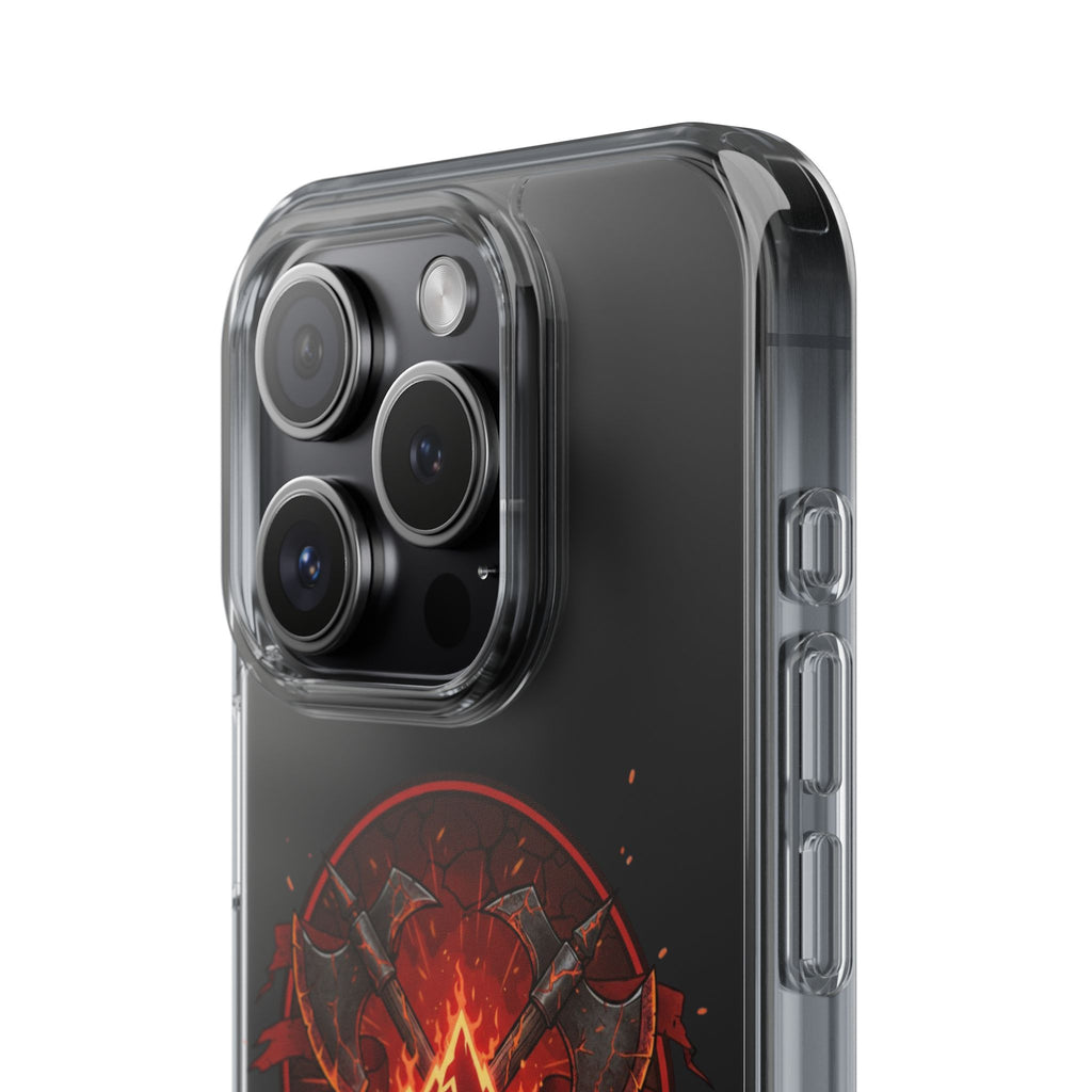 Red Mana Magic The Gathering Inspired Design - Impact-Resistant Phone Case