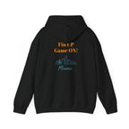 Miami "Fins Up, Game On!" Hoodie - Dolphin Mascot - Miami Football