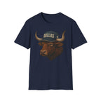 Dallas -Americas Team- T-Shirt - Longhorn Mascot-  Sports Fans