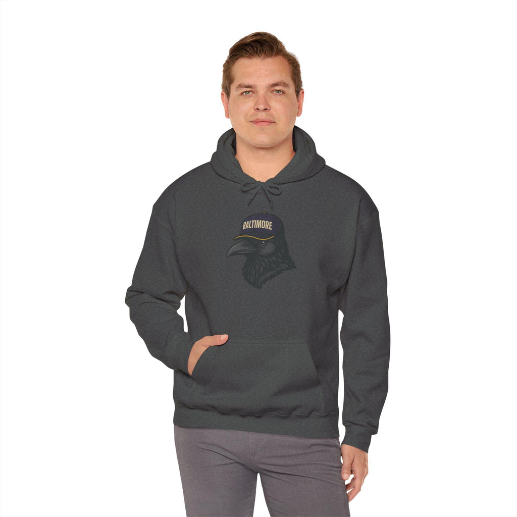 Baltimore Ravens FLOCK Hoodie, Raven Mascot, Baltimore Football