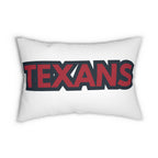 Texans Throw Pillow - Red & Deep Blue Football Fan Cushion, Game Day Home Décor, Sports Gift Game Day Gift, Unique Fan Merchandise