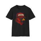 Arizona Cardinals -Rise Up Red Sea- Fan T-Shirt - Cardinal Mascot
