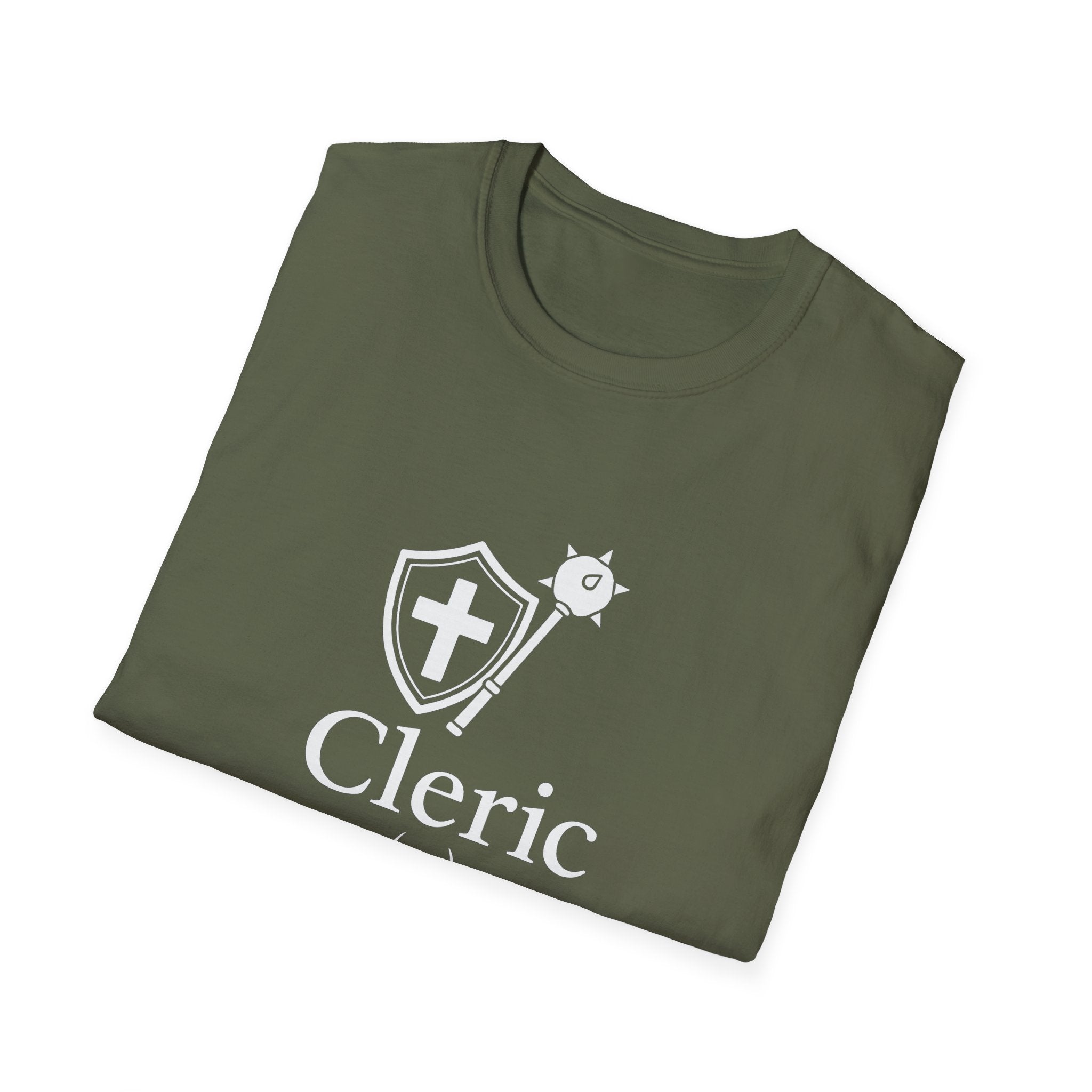 Cleric Class T-Shirt - Funny Dungeons & Dragons Tee