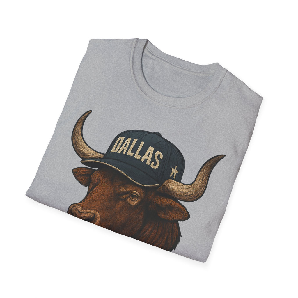Dallas -Americas Team- T-Shirt - Longhorn Mascot-  Sports Fans