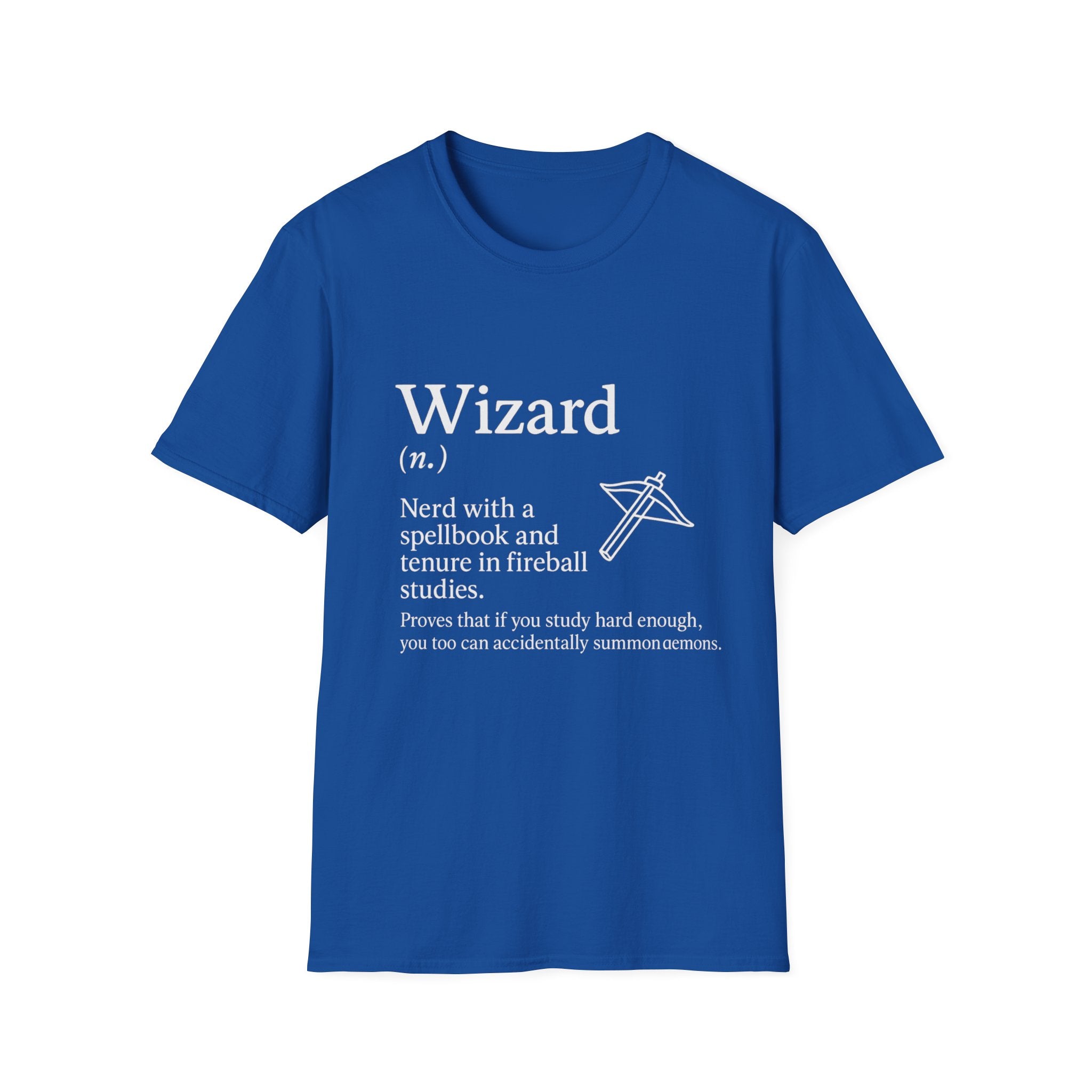 Wizard Class T-Shirt - Funny Dungeons & Dragons Tee