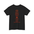 Red Mana Emblem T-Shirt — Impulse • Chaos • Passion • Destruction