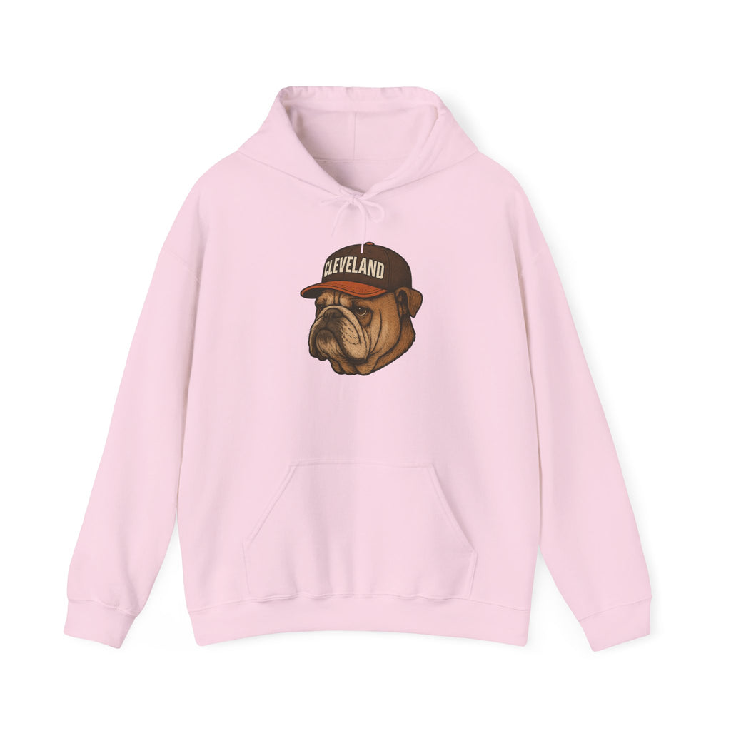 Cleveland -Dawg Pound Forever- Hoodie - Bulldog Mascot - Cleveland Sports Fans