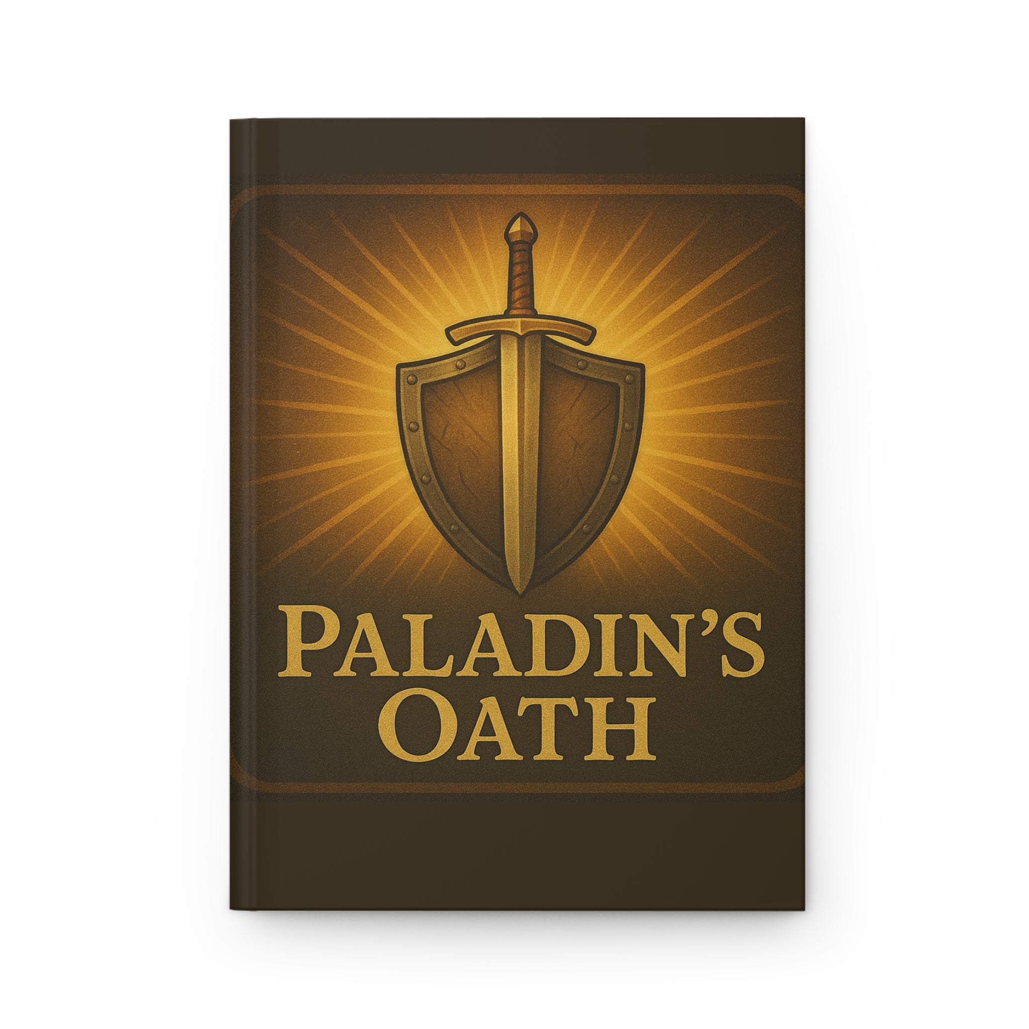 Paladin's Oath Hardcover Journal - Tabletop RPG Diary, D&D Campaign Notebook, Battle Notebook, Game Master Journal, RPG Campaign Log