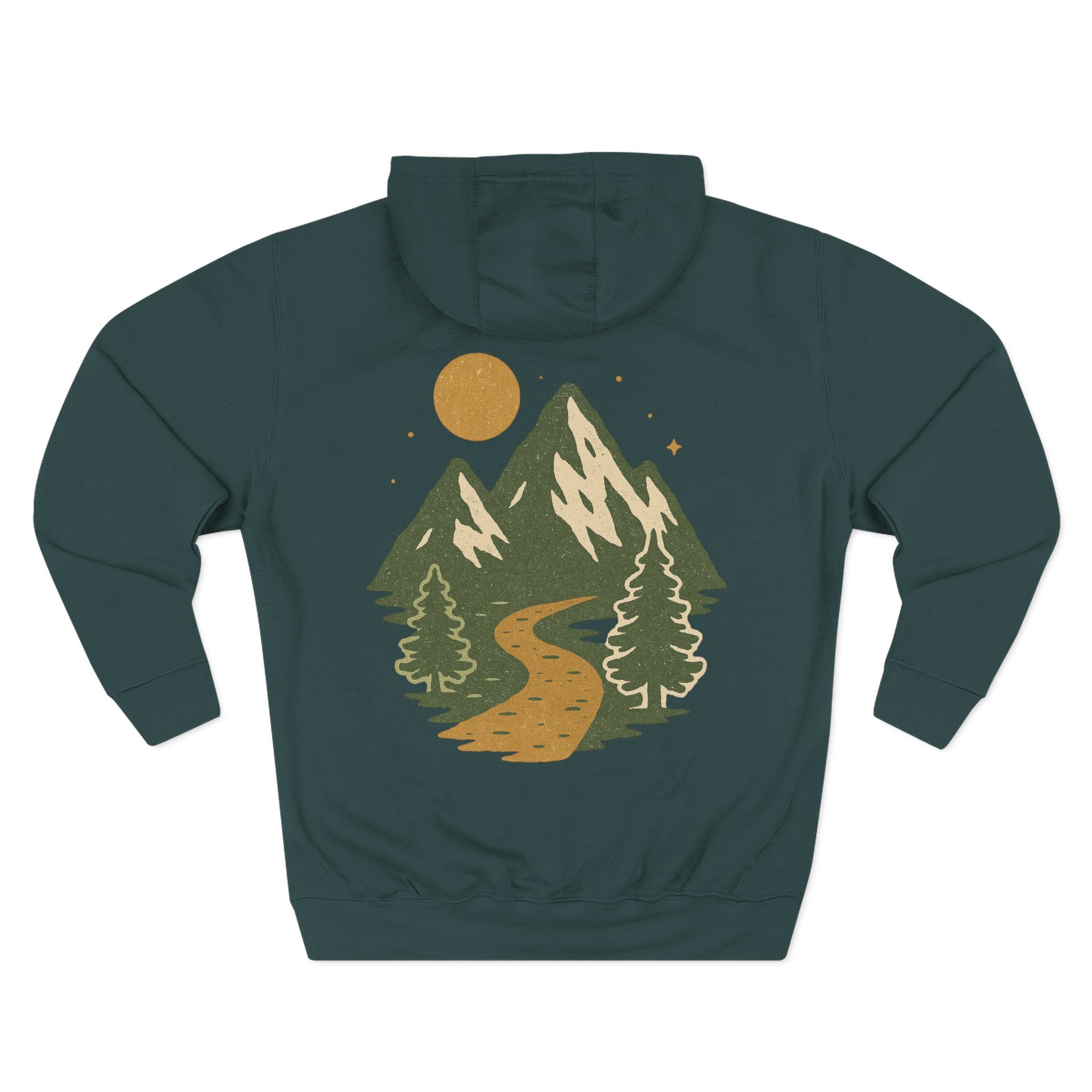Mountain and Pine Fleece Hoodie
