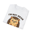 Cute Hedgehog T-Shirt, Funny Animal Tee, Spicy Nice Shirt, Gift for Hedgehog Lovers, Unisex Softstyle Top