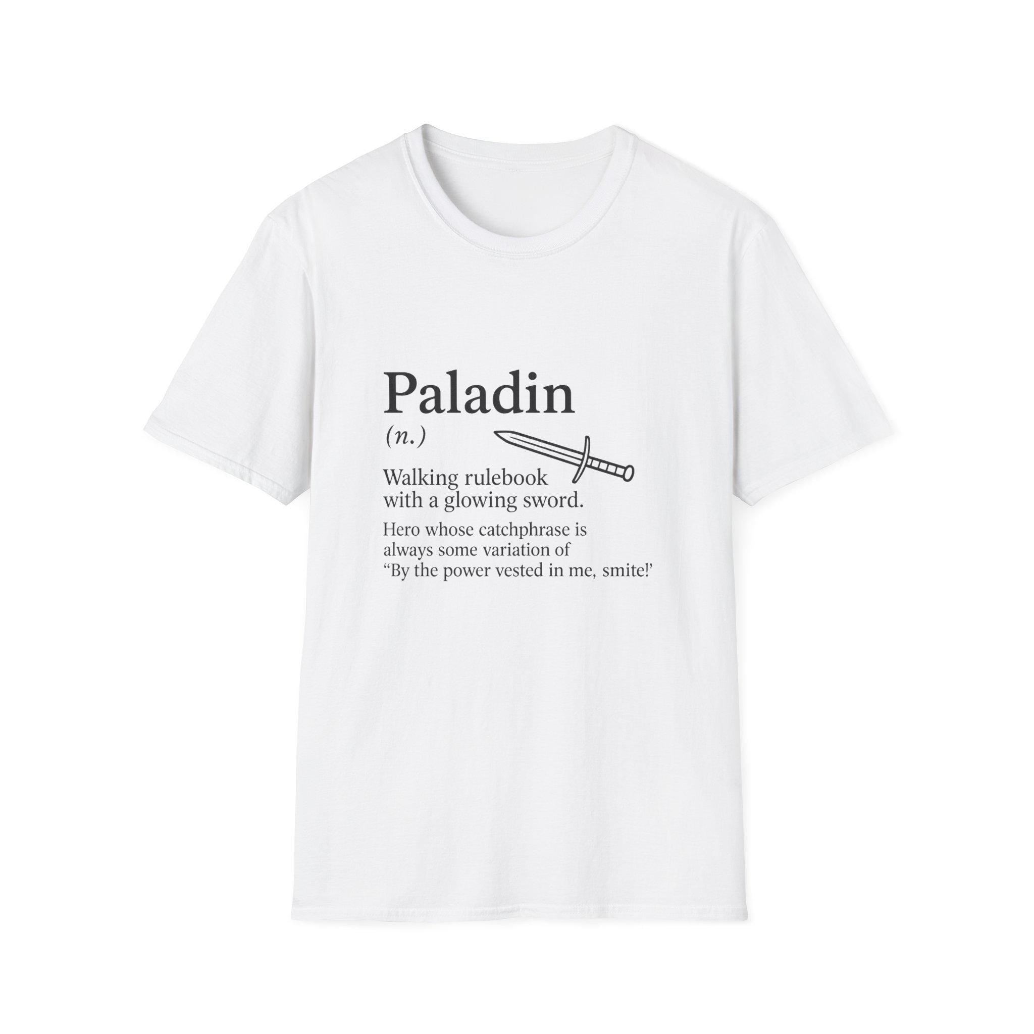 Paladin Class T-Shirt - Funny Dungeons & Dragons Tee