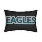 Game Day Eagles Throw Pillow - Fan Cave & Living Room Decor