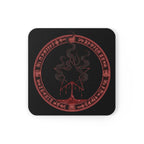 Black Mana MTG Cork Coaster — Round Heat-Resistant Drink Coaster