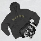 Adventure-Inspired Fleece Hoodie, Roam Free, Cozy Outdoor Apparel, Great for Camping, Travel, Nature Lovers, Gift Idea