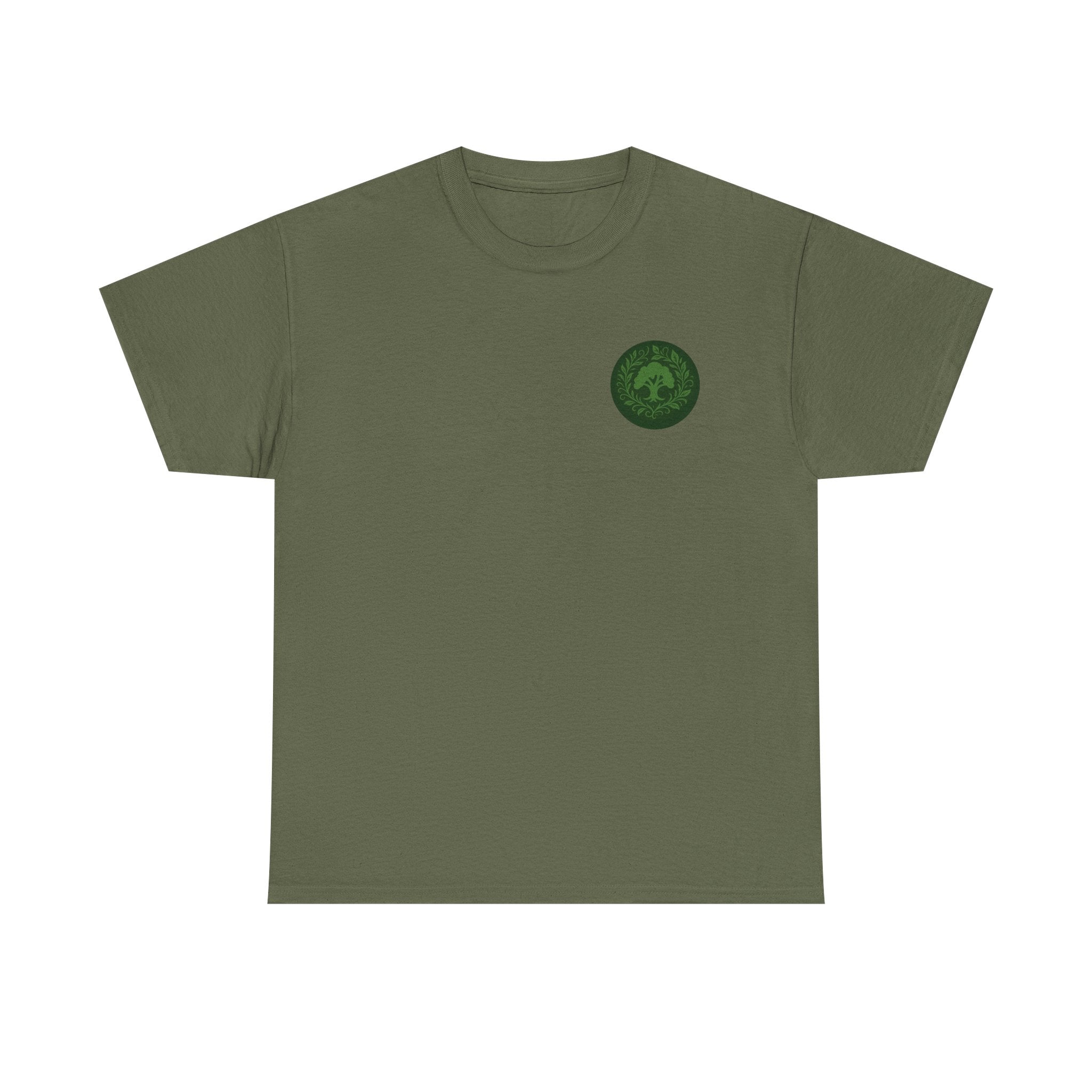 Green Mana Emblem T-Shirt — Instinct • Growth • Strength