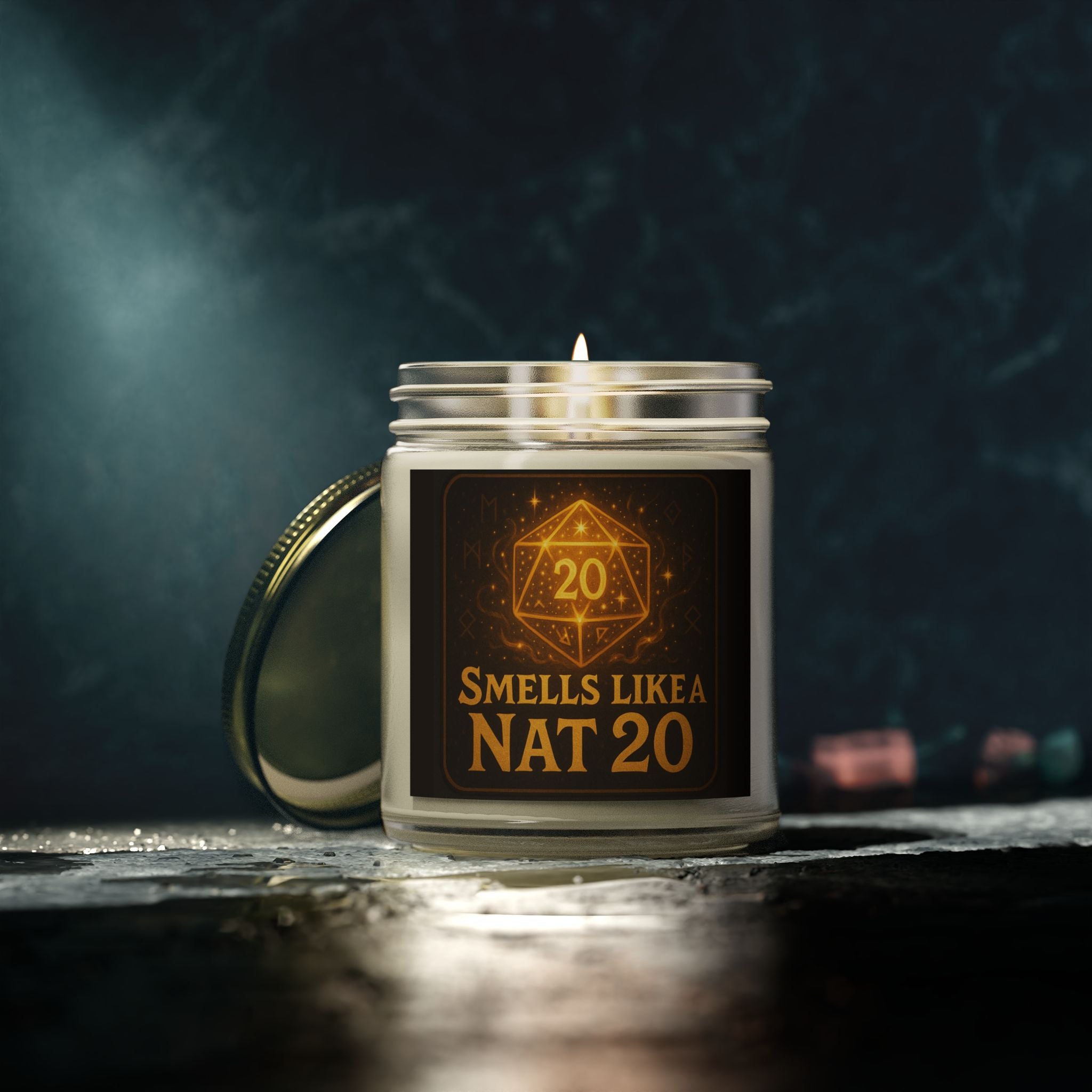 Smells Like a Nat 20 - Dungeon & Dragons Inspired Candle
