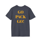 Green Bay -Go Pack Go- Fan T-Shirt - Badger Mascot