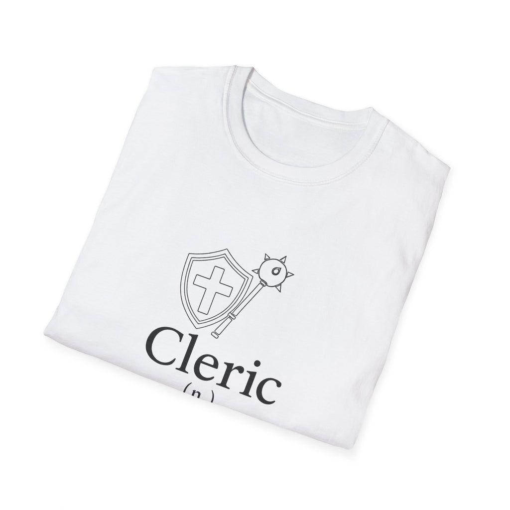Cleric Class T-Shirt - Funny Dungeons & Dragons Tee