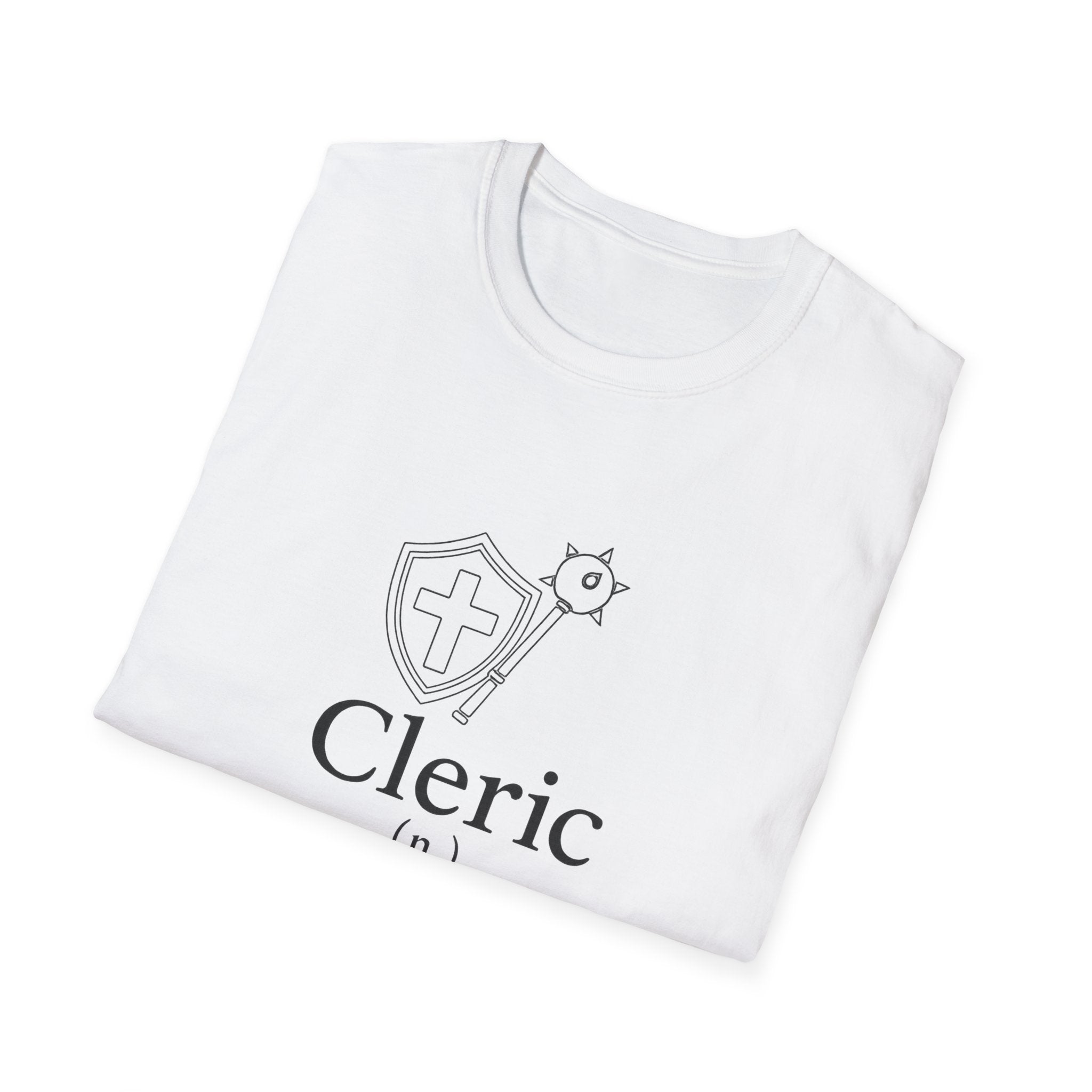 Cleric Class T-Shirt - Funny Dungeons & Dragons Tee