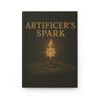 Artificer's Spark Hardcover Journal - Tabletop RPG Diary, D&D Campaign Notebook, Battle Notebook, Game Master Journal, RPG Campaign Log