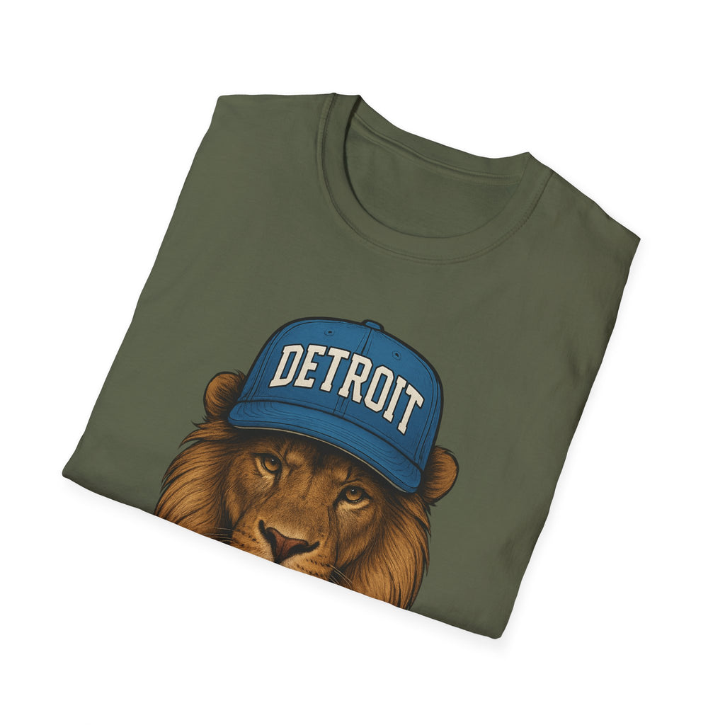 Detroit -Detroit Vs. Everyone- Lions Fan T-Shirt - Lion Mascot