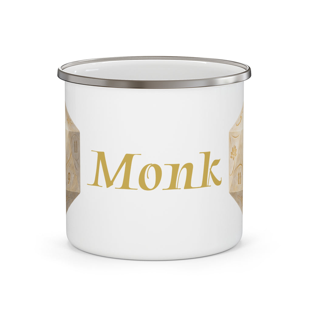 Monk D20 Enamel Mug – Path of Balance