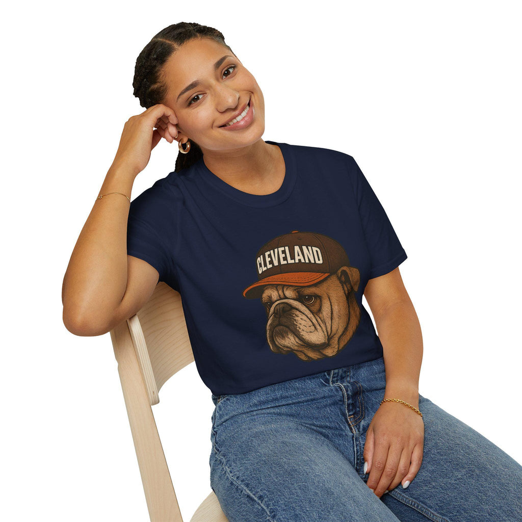 Cleveland -Dawg Pound Forever- Fan T-Shirt - Bulldog MascotCleveland Bulldog T-Shirt