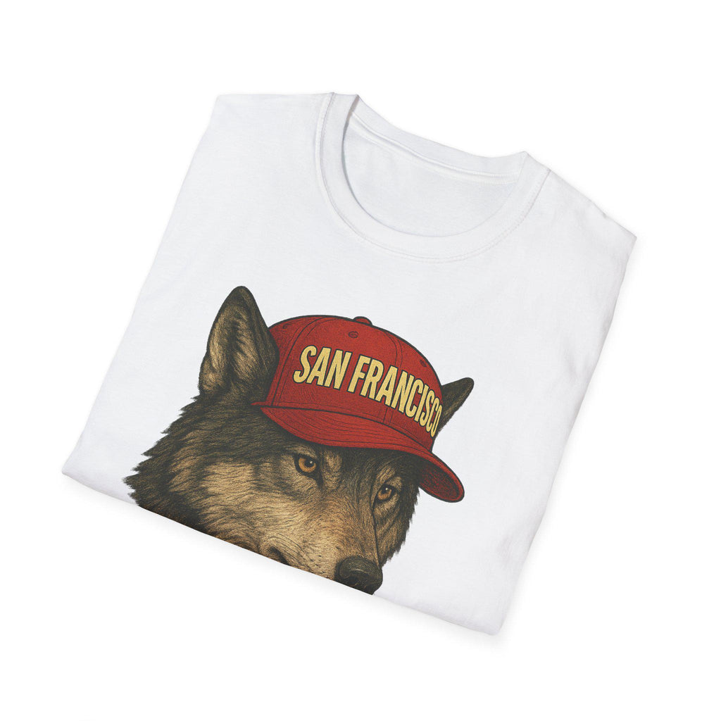San Francisco 49ers -Niners Empire Strong- T-Shirt - Wolf Mascot - Fan Sirt