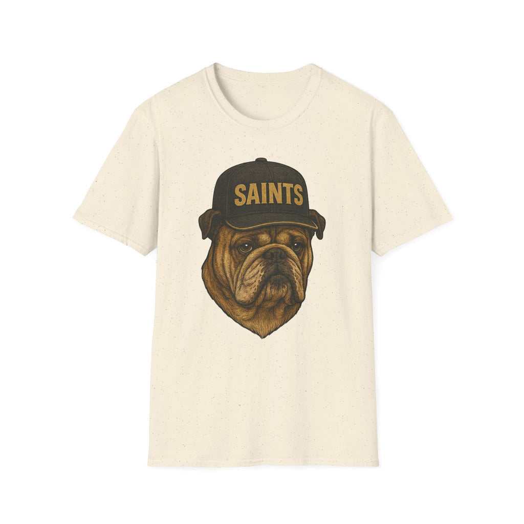New Orleans Saints -Marching to Victory- Fan T-Shirt - Bulldog Mascot