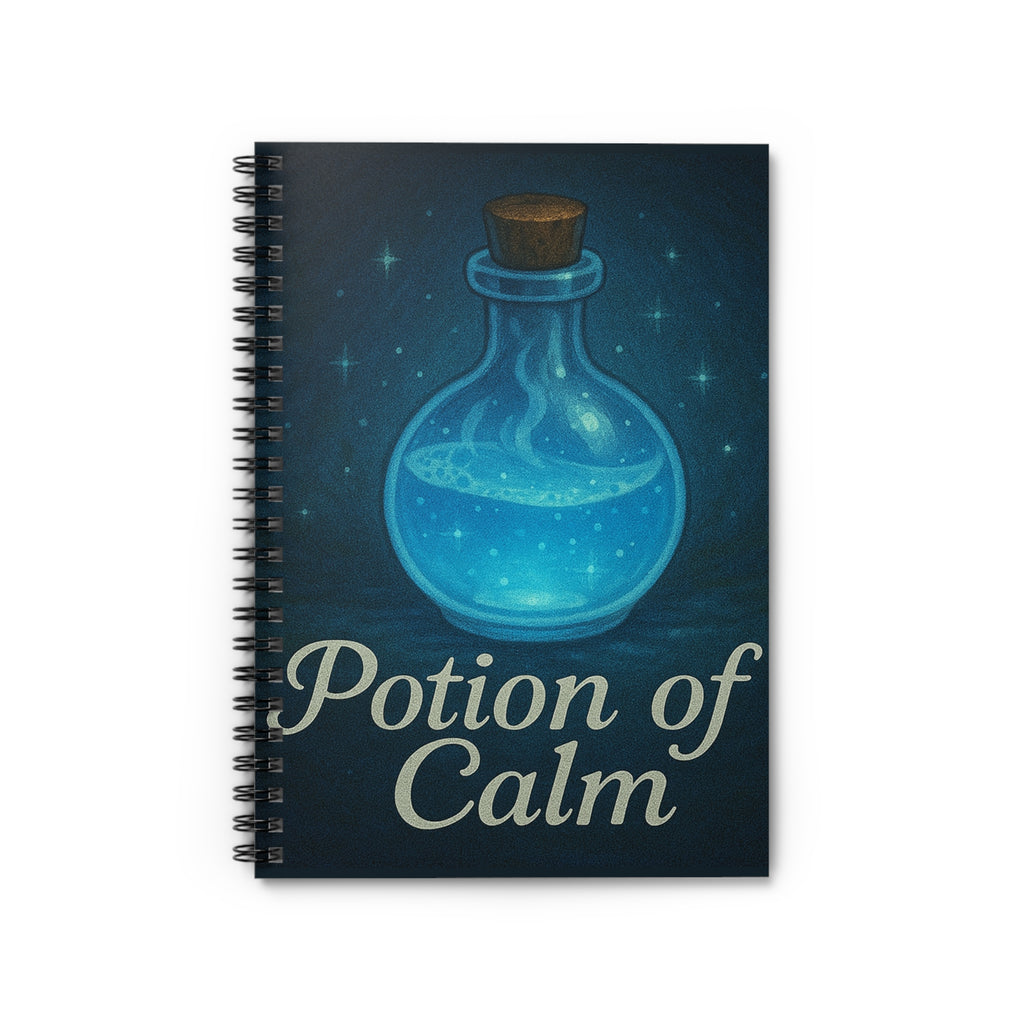 Potion of Calm Spiral Notebook - RPG Journal, Sketchbook, Battle Planner, Dungeons & Dragons