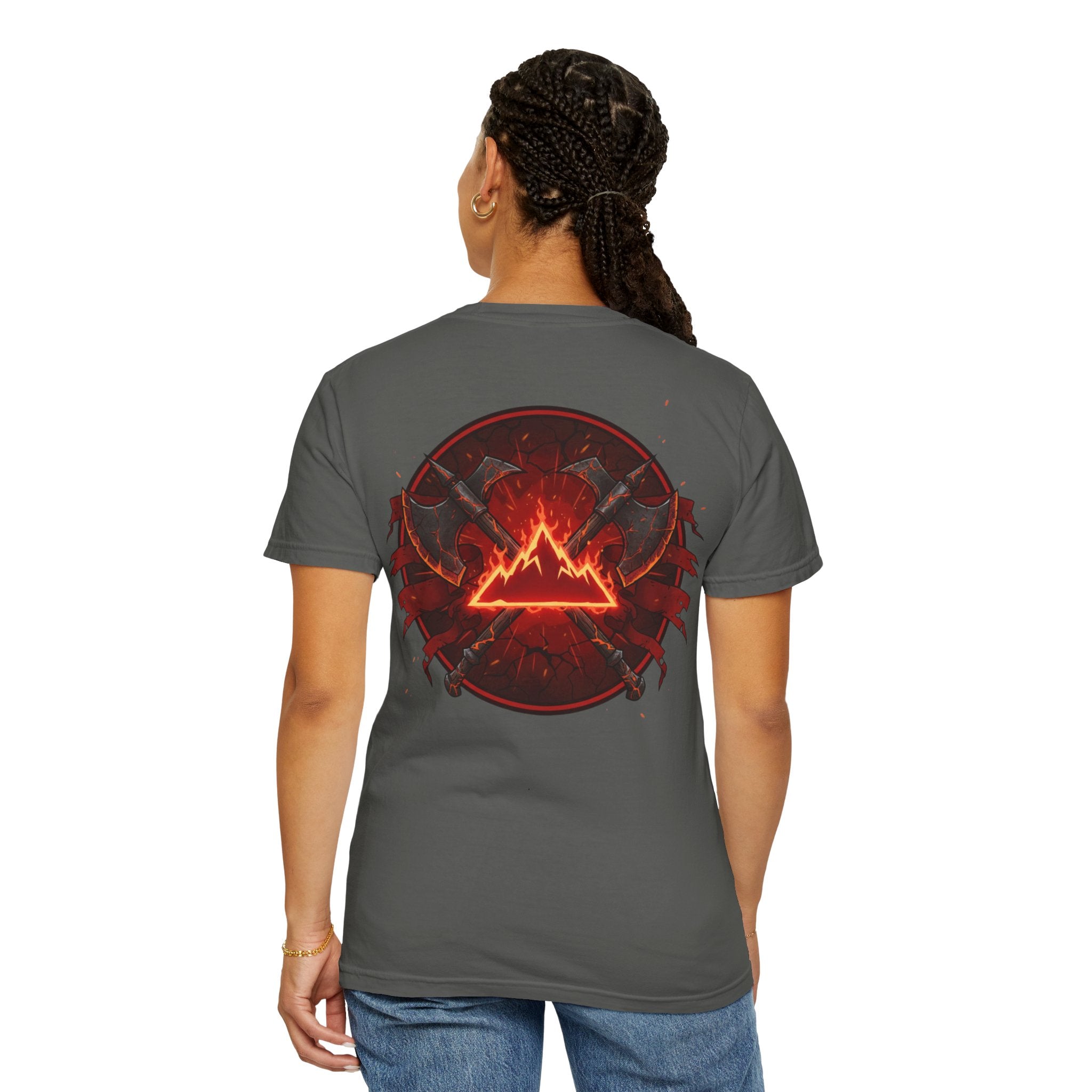 Red Mana Graphic T-Shirt — Magic The Gathering Inspired Tee